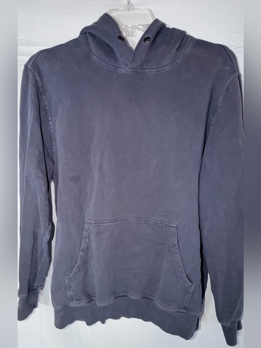 Buck Mason Men's Classic Pullover Hoodie -Dark gray